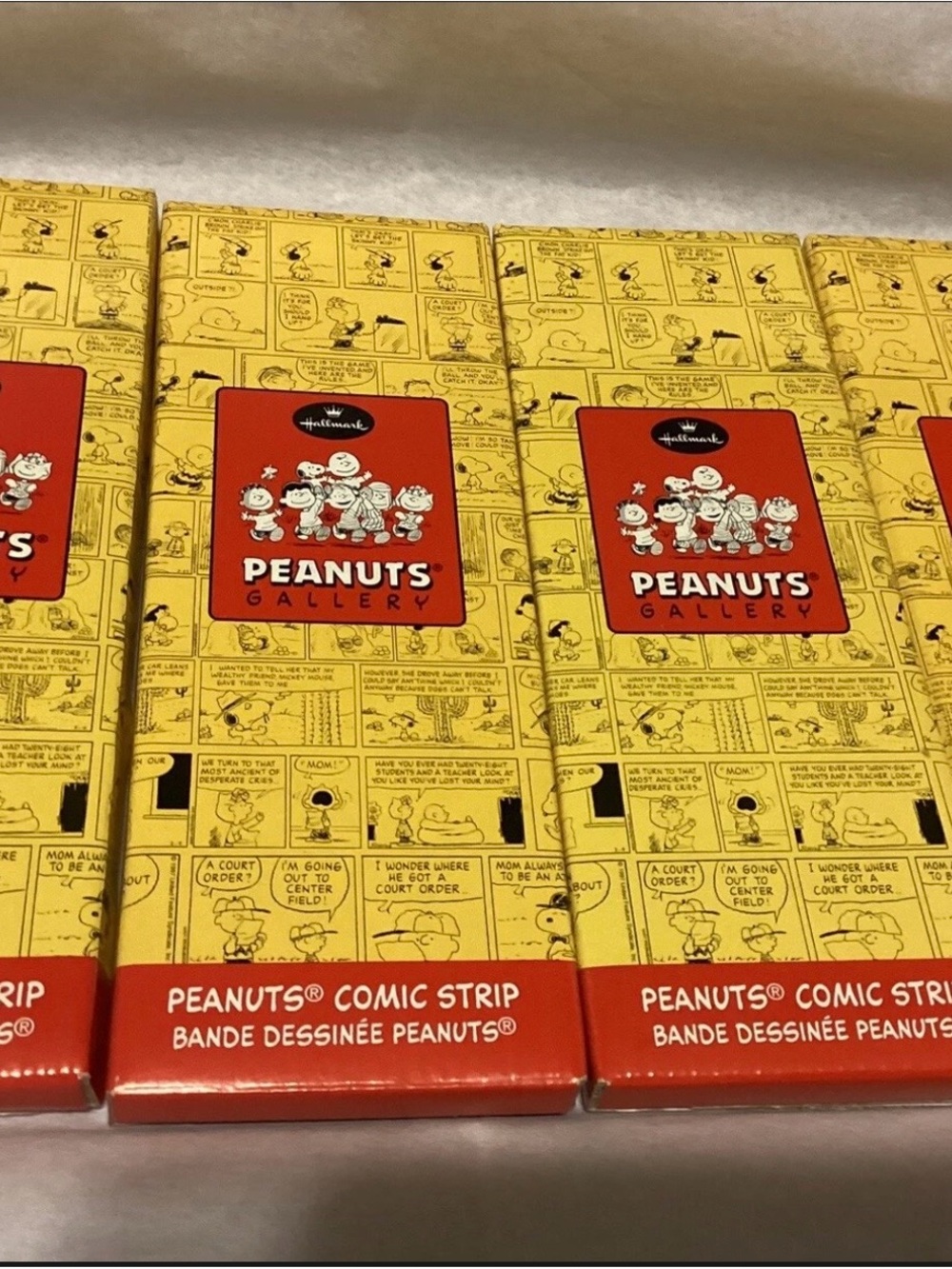 Four Limited Edition Hallmark Peanut Gallery Comic Strips In Frames